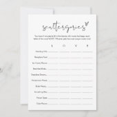 Carte de jeu Fête des mariées STELLA Scattergories (Devant)