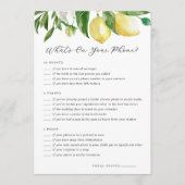 Carte de jeu Fête des mariées "What’s On Your Phon (Devant)