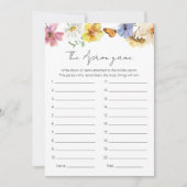 Carte de jeu fleur sauvage Fête des mariées Apron (Devant)