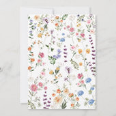 Carte de jeu fleur sauvage sur ou sous Fête des ma (Dos)