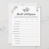 Carte de jeu Gothic Scattergories pour la fête de  (Devant)