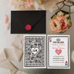 Carte de jeu Las Vegas Casino Mariage Monogramme<br><div class="desc">Introduire le faire-part de mariage parfait pour ceux qui recherchent quelque chose d'unique et ludique! Notre invitation inspirée de la carte de jeu est parfaite pour un mariage Las Vegas ou un mariage à thème casino. Cette invitation a été conçue pour ressembler à une carte de jeu classique. L'avant de...</div>