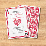 Carte de jeu Las Vegas Casino Mariage Monogrammé<br><div class="desc">Introduire le faire-part de mariage parfait pour ceux qui recherchent quelque chose d'unique et ludique! Notre invitation inspirée de la carte de jeu est parfaite pour un mariage Las Vegas ou un mariage à thème casino. Cette invitation a été conçue pour ressembler à une carte de jeu classique. L'avant de...</div>