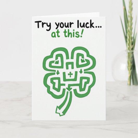 Carte de jeu Lucky Maze (Devant)