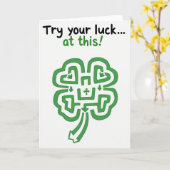 Carte de jeu Lucky Maze (Fleur jaune)