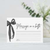 Carte de jeu Message dans une bouteille avec un ru (Debout devant)