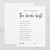 Carte de jeu moderne pour savoir qui connaît le mi (Devant / Derrière)