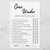 Carte de jeu moderne sur ou sous Fête des mariées (Devant)