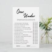 Carte de jeu moderne sur ou sous Fête des mariées (Debout devant)