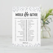 Carte de jeu modifiable pour Would He Rather pour (Debout devant)
