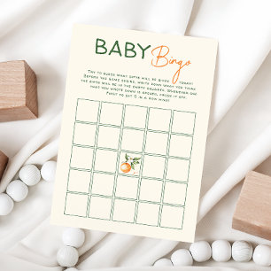 Carte de jeu Orange Citrus Little Cutie Baby Bingo