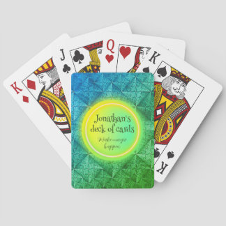 Carte de jeu personnalisable jeu de cartes magique