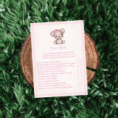 Carte de jeu Plus ou moins mignonne fille ours