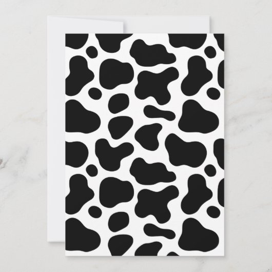 Carte de jeu pour Baby shower bébé Saint-Vache (Dos)