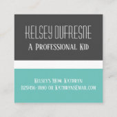 Carte de jeu pour enfants moderne (Dos)