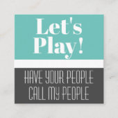 Carte de jeu pour enfants moderne (Devant)