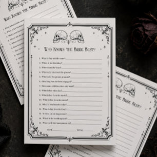Carte de jeu pour enterrement de vie de jeune fill