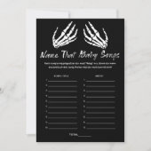 Carte de jeu pour identifier les chansons de bébé (Devant)