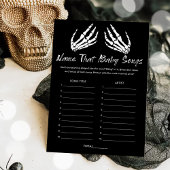 Carte de jeu pour identifier les chansons de bébé 