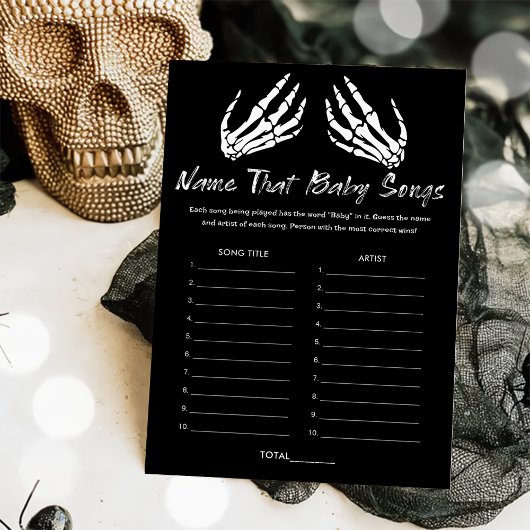 Carte de jeu pour identifier les chansons de bébé