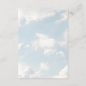 Carte de jeu Prédictions et conseils pour bébé (Dos)