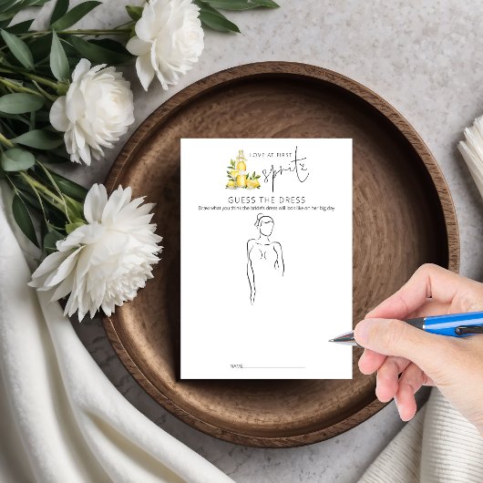 Carte de jeu première Fête des mariées de robe Spr