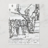 Carte de jeu représentant les immigrants arrivant (Devant)