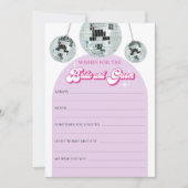 Carte de jeu Retro Disco Groove Wives Fête des mar (Devant)