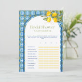 Carte de jeu Scattegories pour mariage lemon (Debout devant)