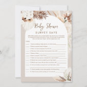 Carte de jeu SIERRA Bohemian Baby shower Feud (Devant)