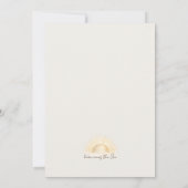 Carte de jeu Traits de bébé sous la douche neutre (Dos)