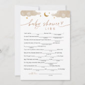 Carte de jeu Twinkle Little Star Baby shower Libs (Devant)