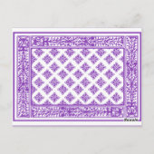 Carte de jeu violet King/Queen Table Place Cartes (Dos)