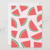 Carte de jeu Watermelon Baby shower Baby Predictio (Dos)