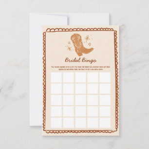 Carte de jeu Western Briving Bingo