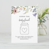 Carte de jeu Wildflower Devine la nourriture pour  (Debout devant)