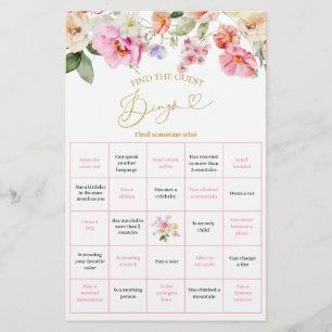 Carte de jeux de bingo Love in Bloom Market