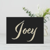 Carte de Joey White Gold (Debout devant)