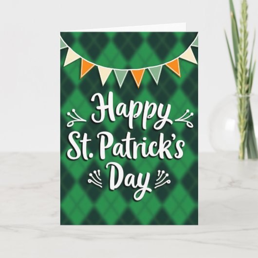 Carte de joie de la Saint-Patrick (Devant)