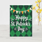Carte de joie de la Saint-Patrick (Fleur jaune)