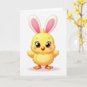 Carte de joie Fluffy Fledgling (Fleur jaune)