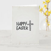 Carte de joie simple pour Pâques (Fleur jaune)