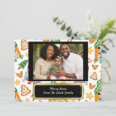 Carte de joies de Noël chrétienne customisée (Debout devant)