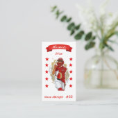 Carte de joueur de baseball de sport modifiable (Debout devant)