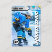 Carte de joueur de hockey Pro Shield Hockey (Dos)
