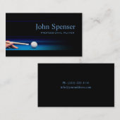 Carte de joueur/entraîneur Black Pro Simple (Devant / Derrière)