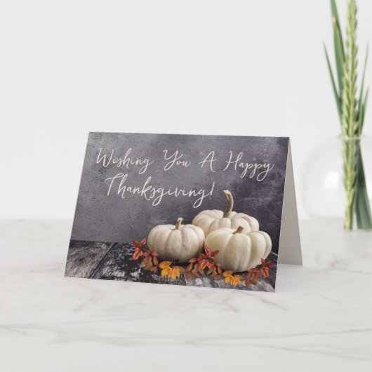 Carte de jour bon thanksgiving (Devant)