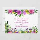 Carte de jour colorée du Fondateur (Dos)