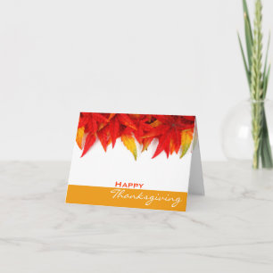 Carte de jour d'Action de grâce