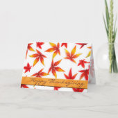 Carte de jour d'Action de grâce (Devant)